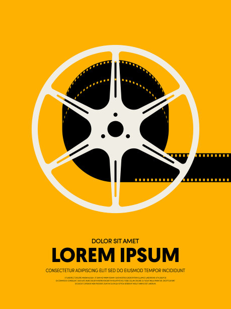 电影和电影海报模板设计现代图片下载