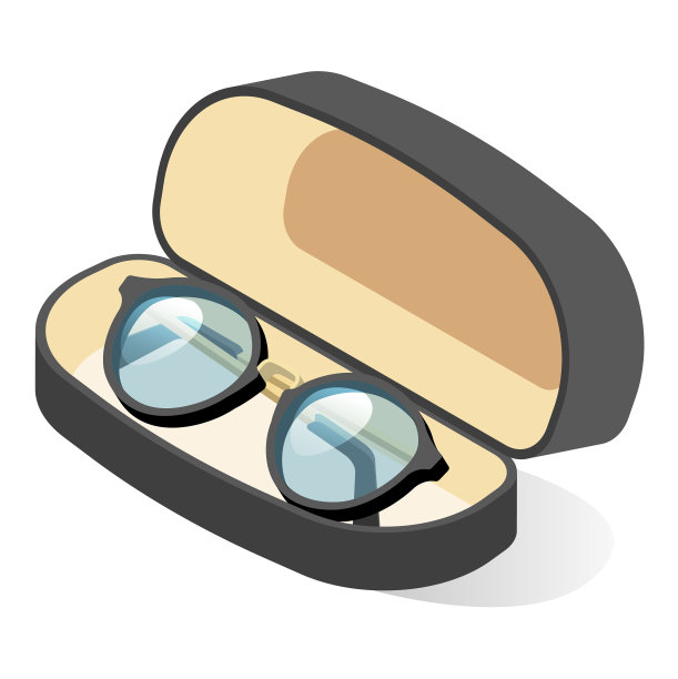 眼镜在黑色框架的情况下，眼镜或图片下载