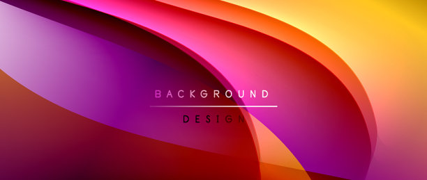 流体梯度波与阴影线和发光图片下载