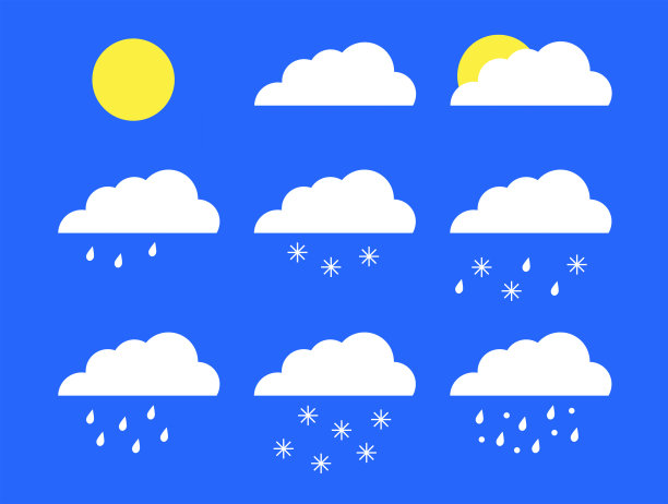 天气图标设置不同的降水图片下载