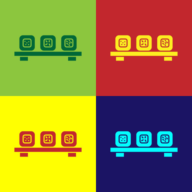 流行艺术寿司上的切割板图标孤立上图片下载