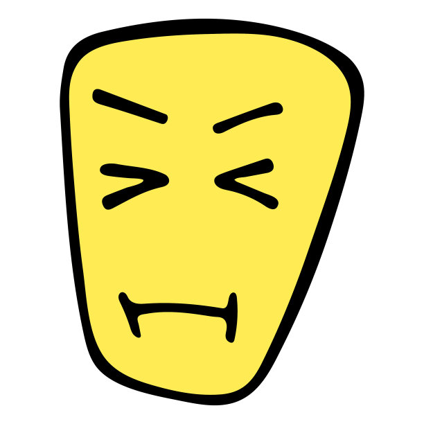 情绪微笑图像上的白色背景向量图片下载