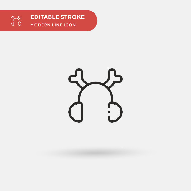 耳罩简单的图标符号图片下载