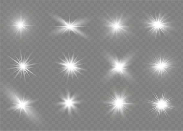 白光的星星图片下载