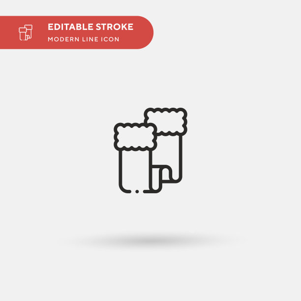 围巾简单图标符号图片下载