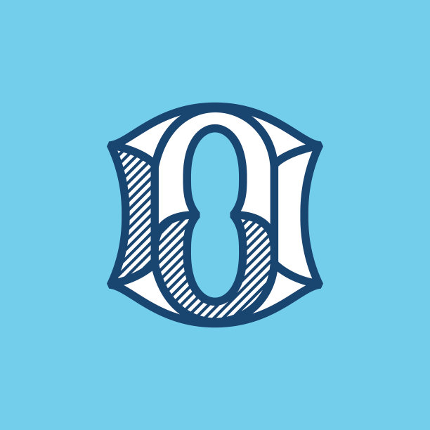 装饰复古字母标志图片下载