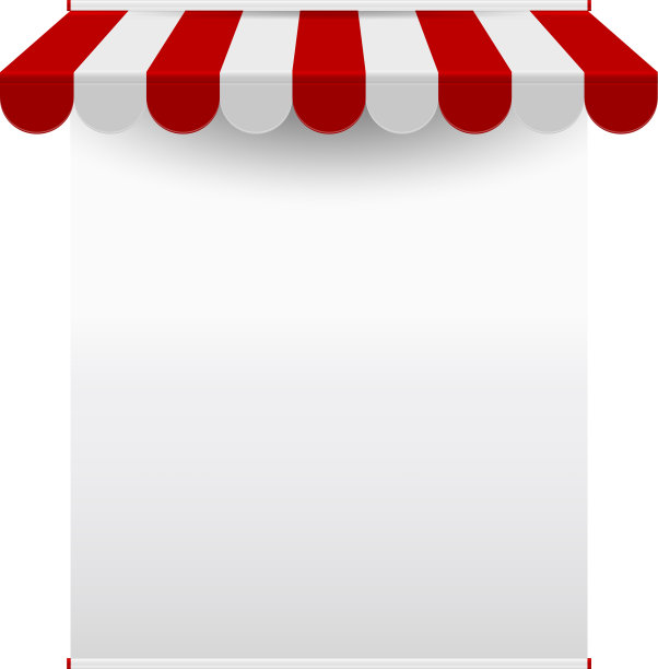 公告纺织品横幅模型与天篷图片下载