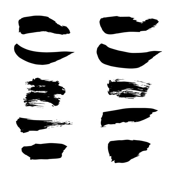 设置不同的黑色涂抹图片下载