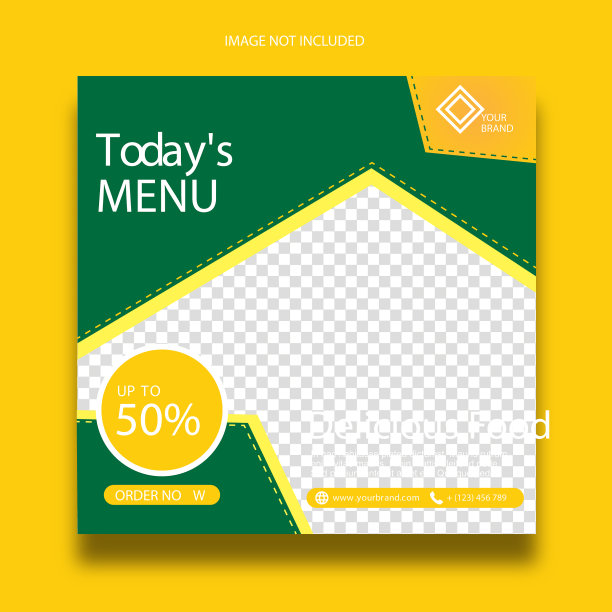 美食社交媒体帖子图片下载