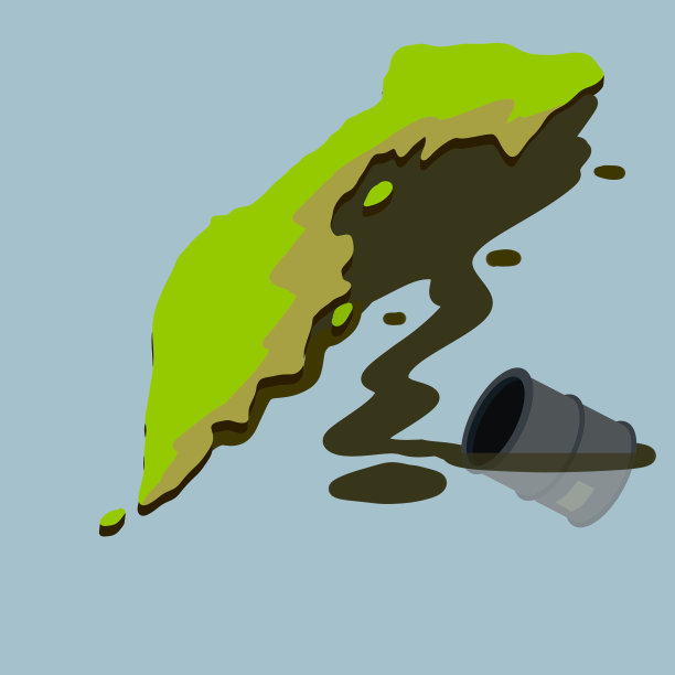 堪察加半岛的环境灾难。海洋污染。图片下载