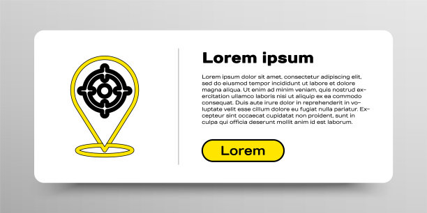 线目标运动图标孤立在白色背景。射击靶场或射击的清晰目标。色彩斑斓的轮廓的概念。向量图片下载