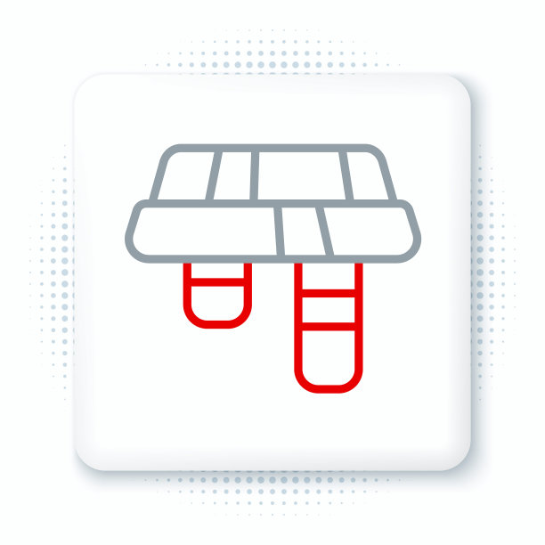 线冬季围巾图标孤立在白色背景。色彩斑斓的轮廓的概念。向量图片下载