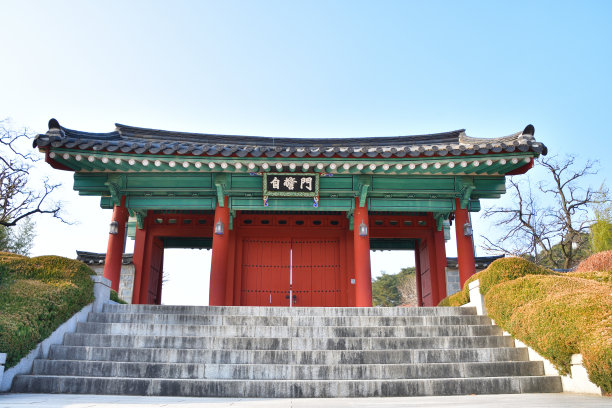 韩国传统建筑图片下载