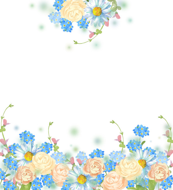 水彩花卉装饰图片下载