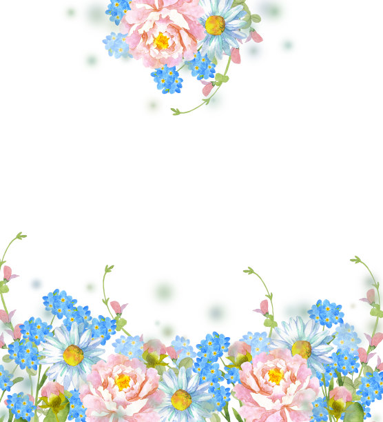 水彩花卉装饰图片下载