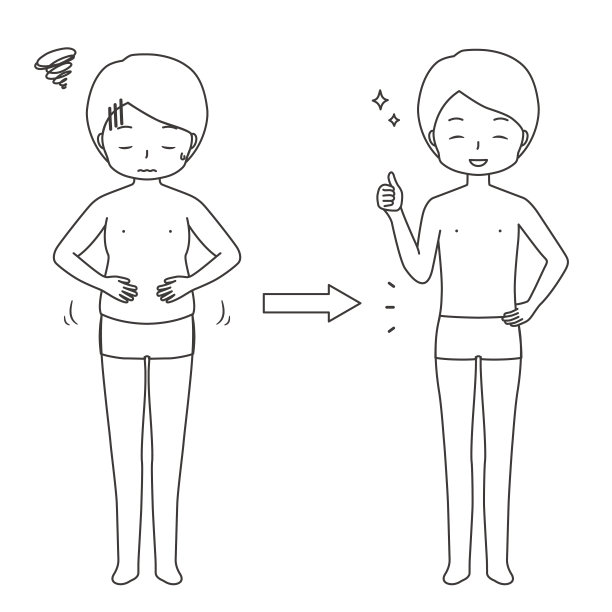 男性之前和之后的饮食[仅限系列]图片下载