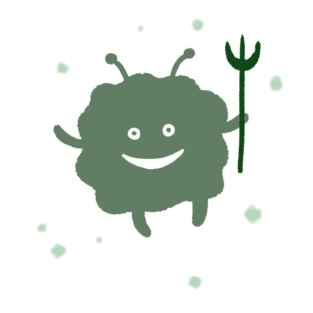 受霉菌启发的手写插图图片下载