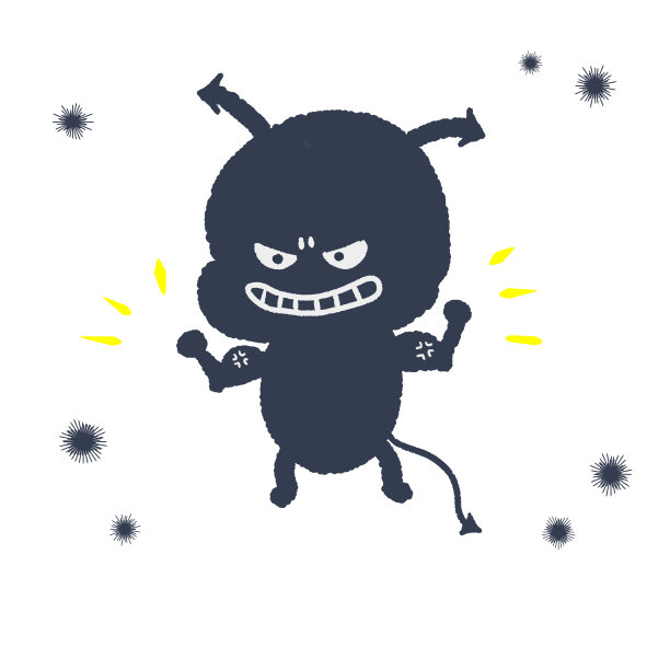 一种强真菌的手写插图图片下载