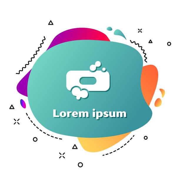 白色条肥皂图标隔离在白色图片下载