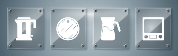 将电子天平水壶玻璃放入水图片下载