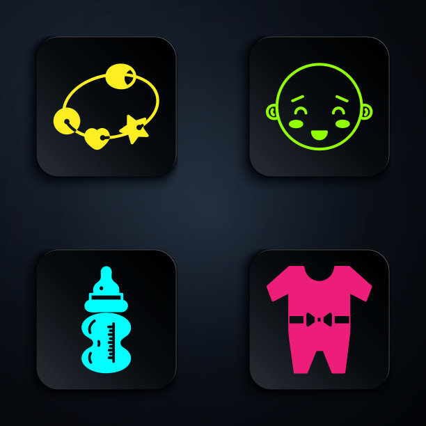 设置衣服拨浪鼓，玩具，瓶子和图片下载