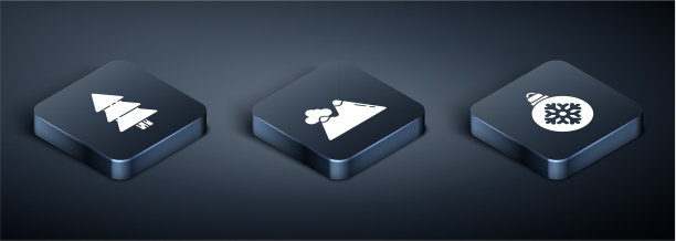 设置等距圣诞树，圣诞球和图片下载