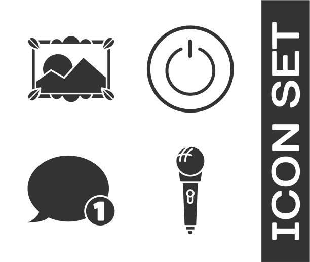 设置麦克风图片景观语音气泡图片下载