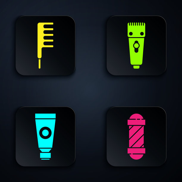 设经典理发店杆或发刷膏图片下载