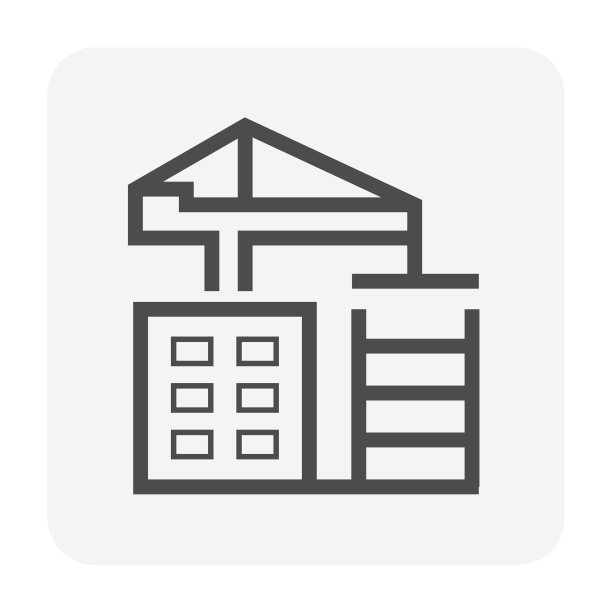 塔式起重机的图标图片下载