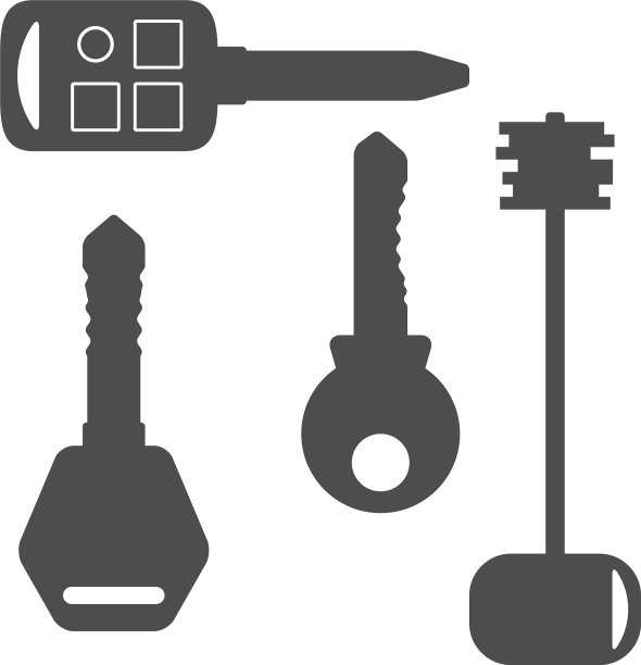 一组现代键图片下载