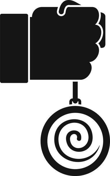 精神催眠钟摆图标风格简单图片下载