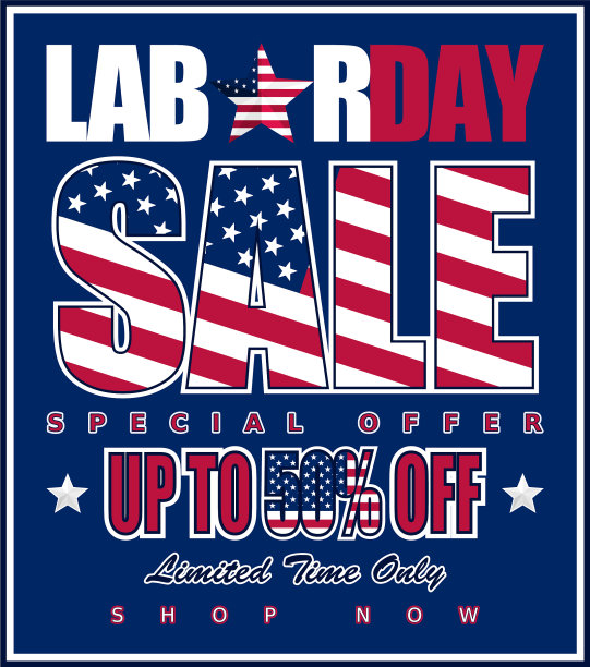 美国劳动节大减价图片下载
