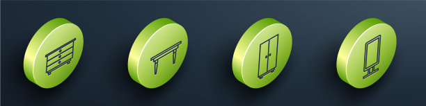 设置等距衣柜抽屉木桌图片下载