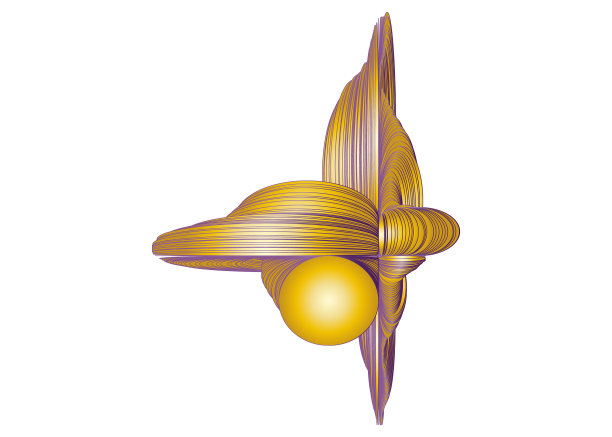 体积抽象形状旗帜梯度图片下载