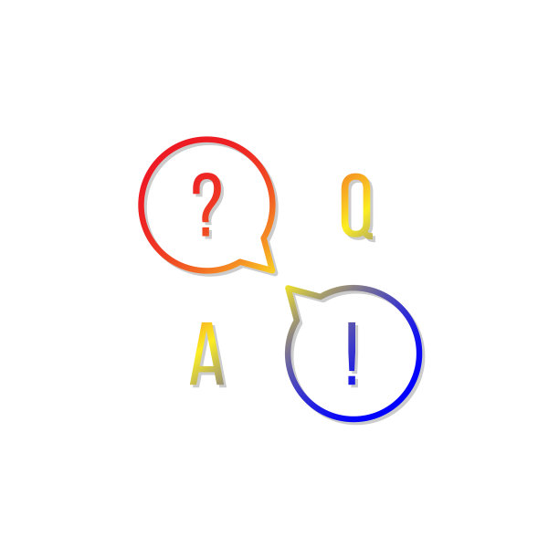 语音气泡q渐变图标图片下载