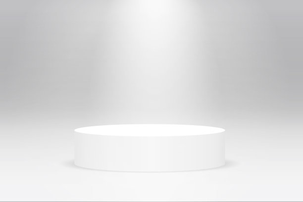 基座模板3d白色圆筒舞台的立场图片下载