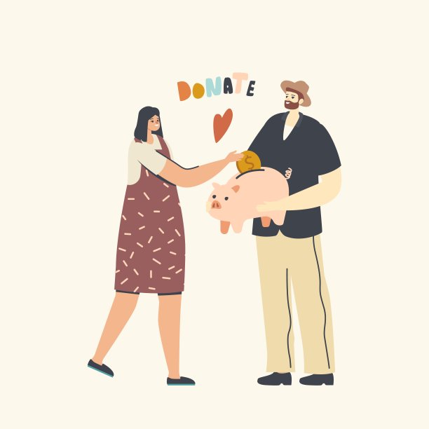 男女慈善、社会救助、捐赠支持、志愿者赞助图片下载