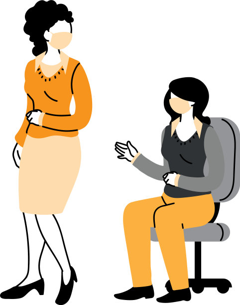 商务人士戴着医用口罩图片下载