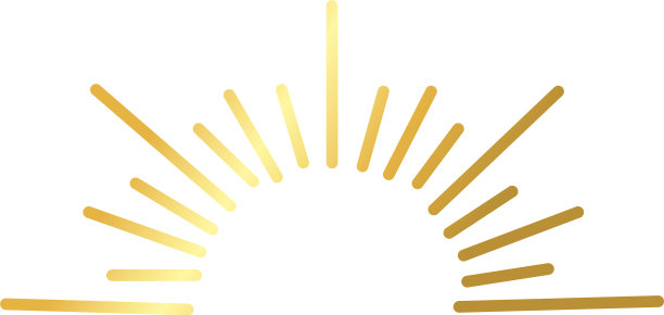 日射框装饰金色渐变风格图片下载