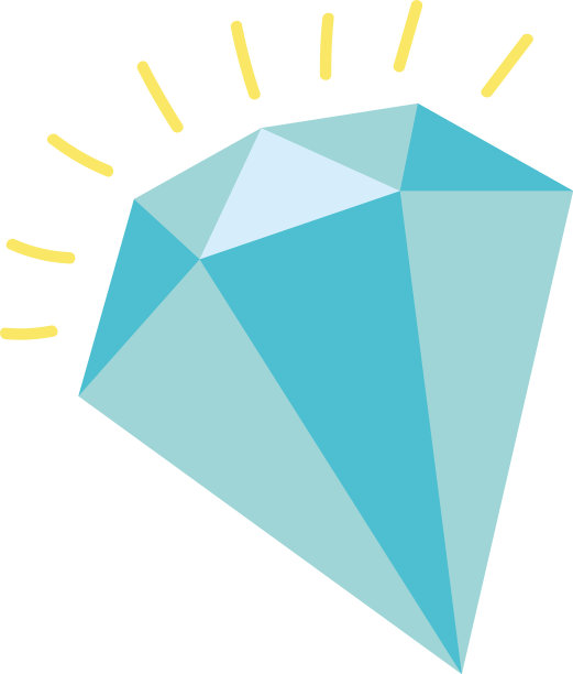 钻石石手绘风格图标图片下载