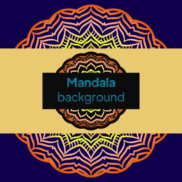 瑜伽卡模板与花卉框架图案。名片，健身中心，冥想课。向量图片下载