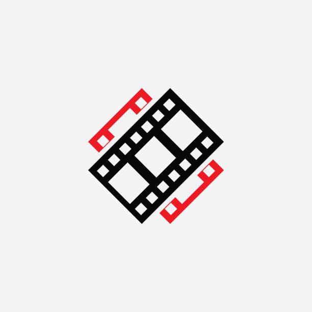 抽象电影图标模板图片下载