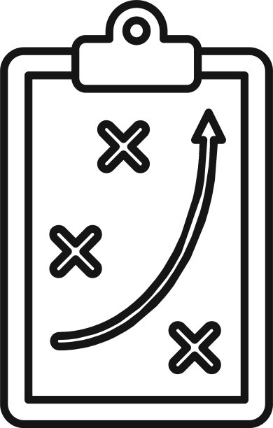 战术剪贴板图标轮廓样式图片下载