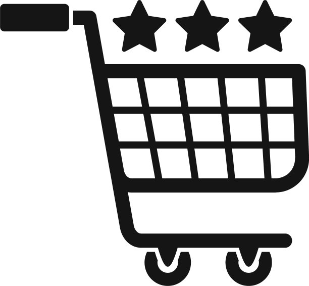 再营销购物车图标简单的风格图片下载