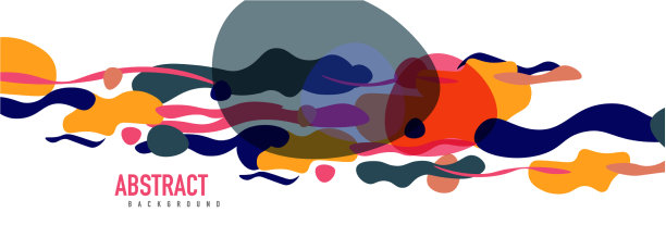 时尚的液体风格塑造抽象设计图片下载