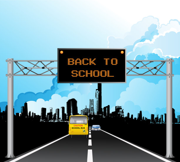 高架龙门返回学校图片下载