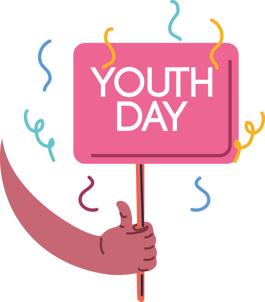 每年8月12日庆祝青年节图片下载