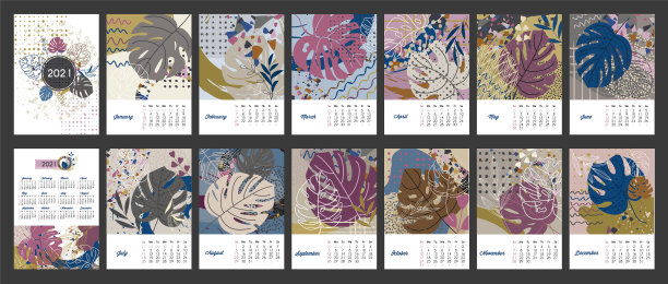 自然花卉背景，异国情调的热带叶图片下载