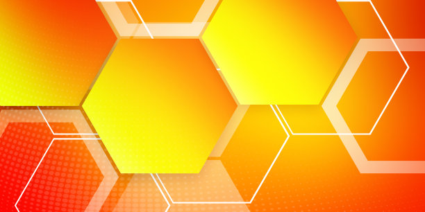 黄色蜂窝的抽象背景图片下载