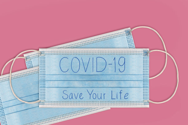 COVID-19拯救了您的生命。外科口罩简介图片下载